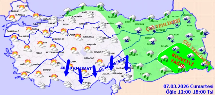 Doğu’da Kar, Batı’da Güneş: Hava Uyarıları!