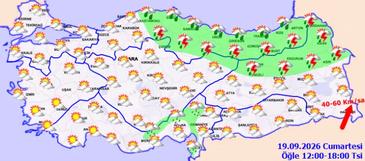 Doğu’da Sağanak Yağış ve Sel Riski Uyarısı!