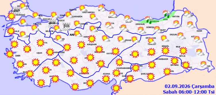 Doğu Karadeniz’de Sağanak Yağış Uyarısı!
