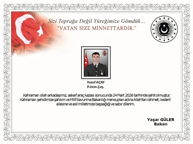 Doğubeyazıt’ta Askeri Araç Kazasında İki Şehit