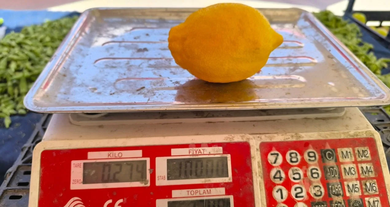 Don Olayı Fiyatları Vurdu: Limon 27 Lira!