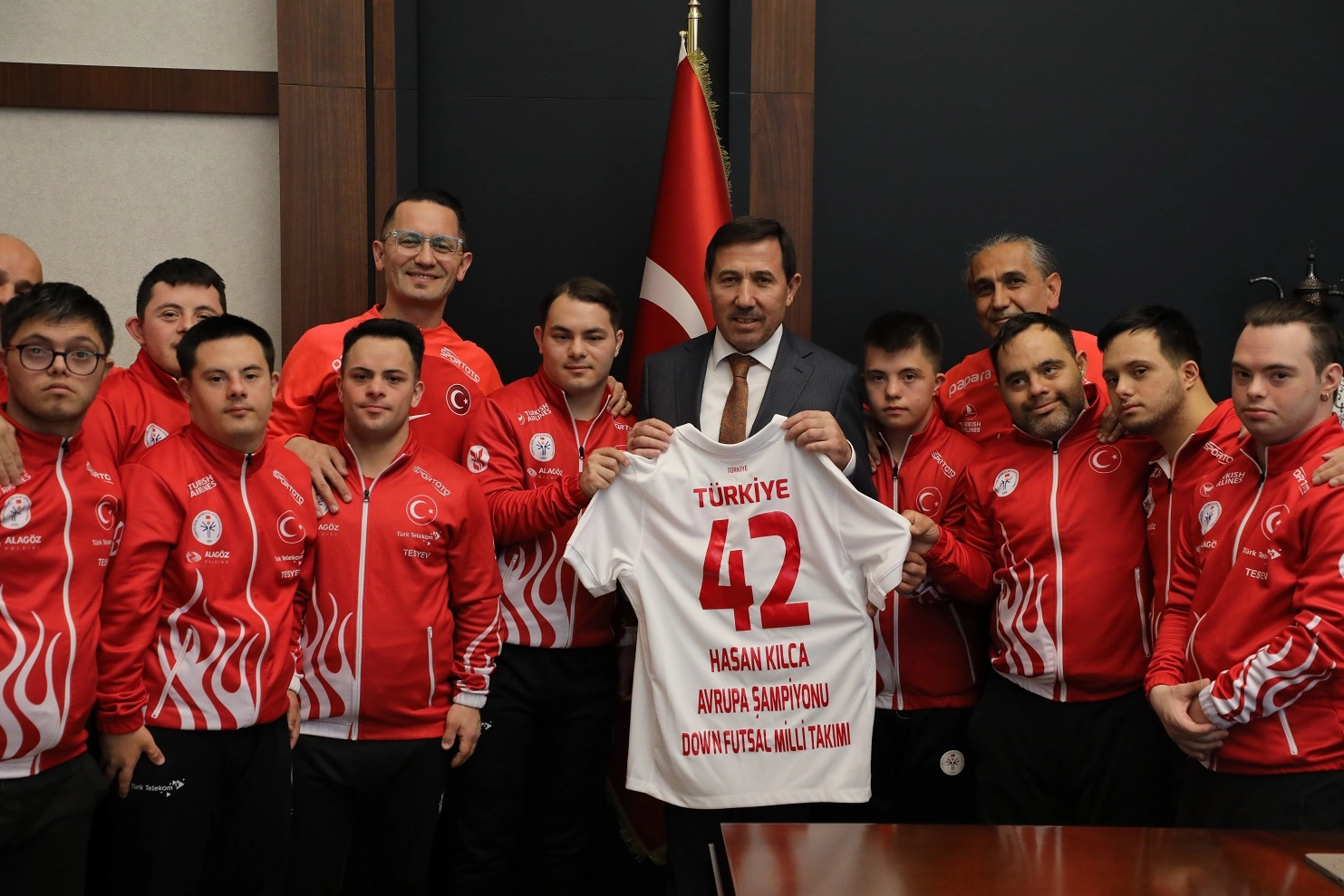 Down Sendromlu Sporculardan Başkan Kılca’ya Ziyaret