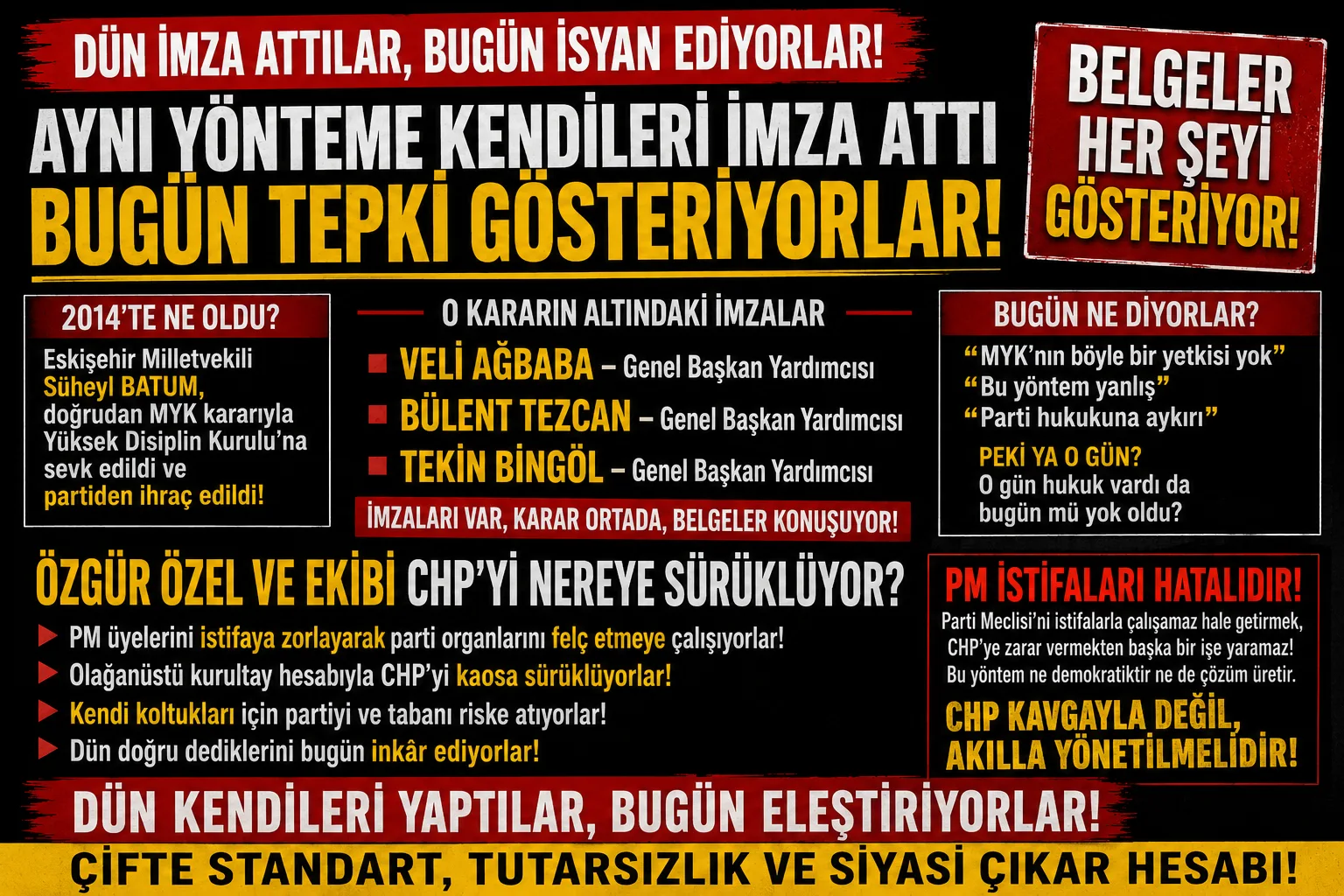 Dün İmza Attılar, Bugün İsyan Ediyorlar!