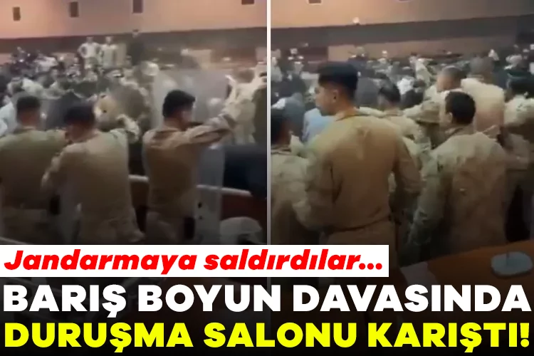 Duruşma Salonunda Kaos: Jandarmaya Saldırı!