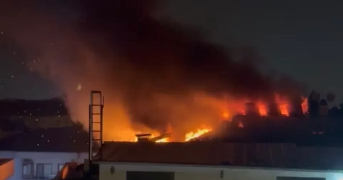 Düzce’de Çatı Katı Yangını Korkuya Neden Oldu!