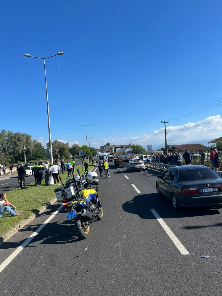 Düzce’de Motosiklet Kazası: 1 Ölü, 1 Yaralı