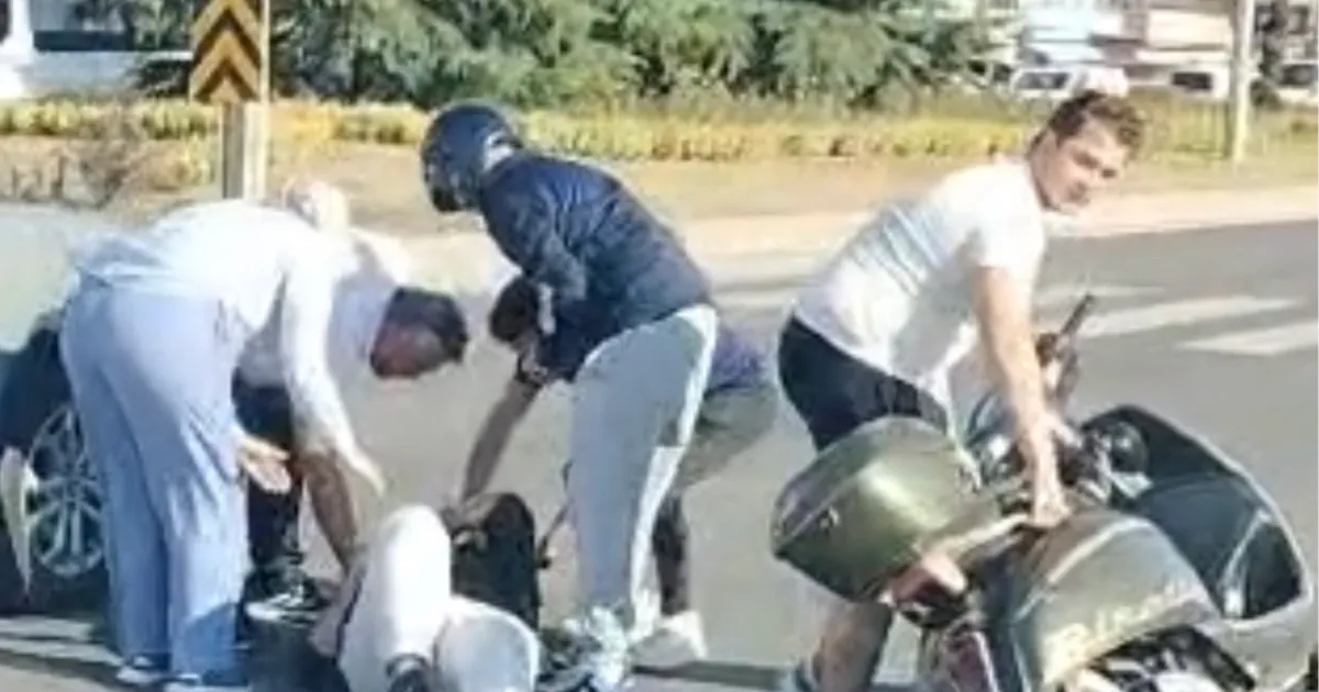 Düzce’de Motosiklet Kazası: Sürücü Yola Savruldu!