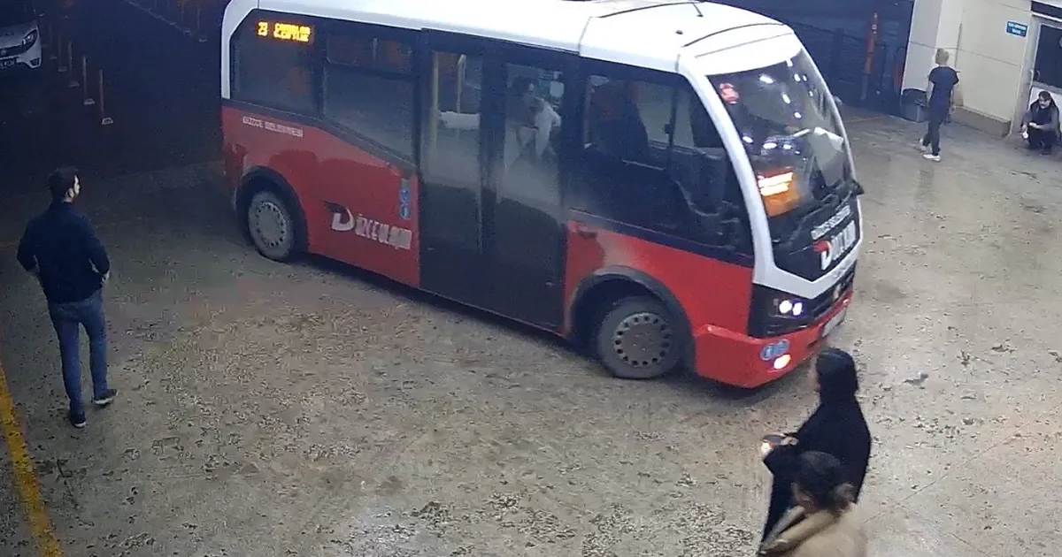 Düzce’de Otobüs Şoförlerinden Örnek Davranışlar!
