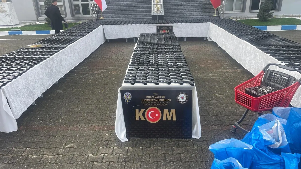 Düzce’de Silah Kaçakçılığı Operasyonu: 6 Gözaltı!