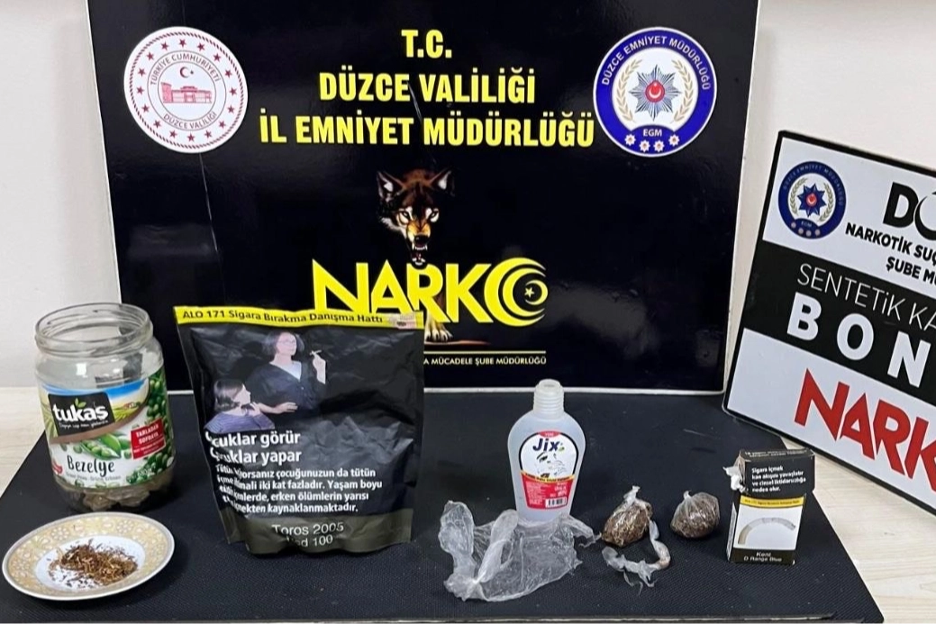 Düzce’de Uyuşturucu Operasyonu: 1 Tutuklama!