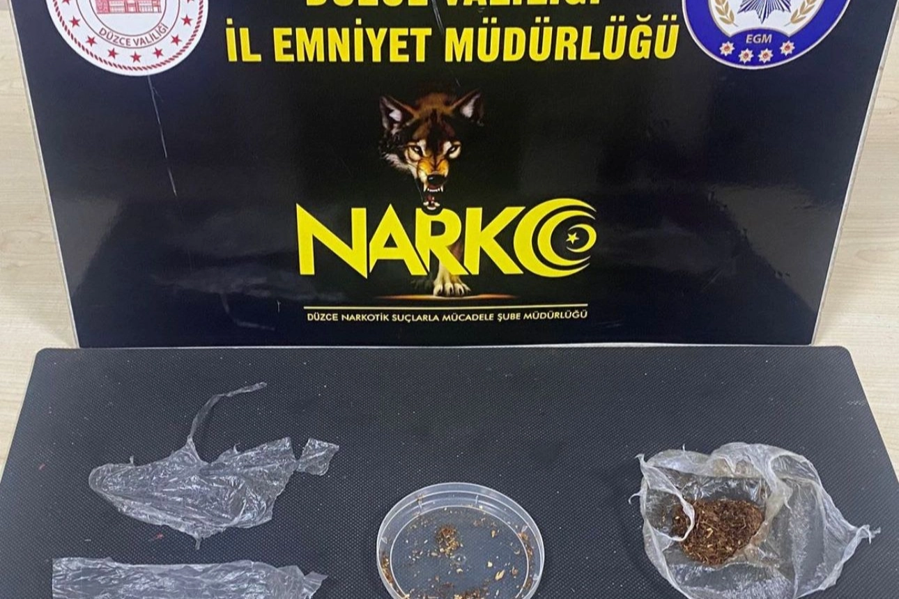 Düzce’de Uyuşturucu Operasyonu: 2 Tutuklama!