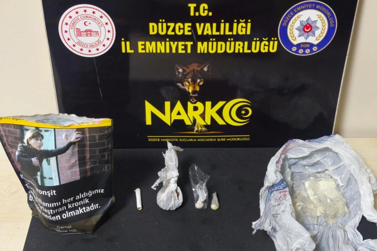 Düzce’de Uyuşturucu Operasyonunda 1 Tutuklama!