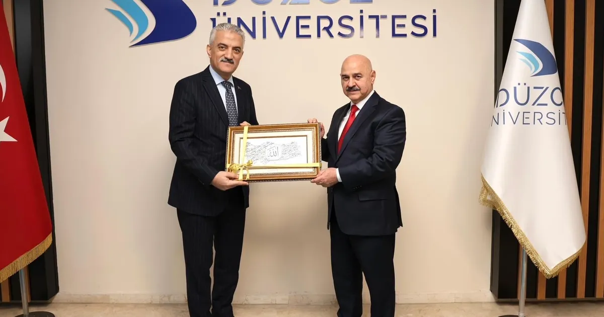Düzce Valisi’nden Rektör Sözbir’e Ziyaret!