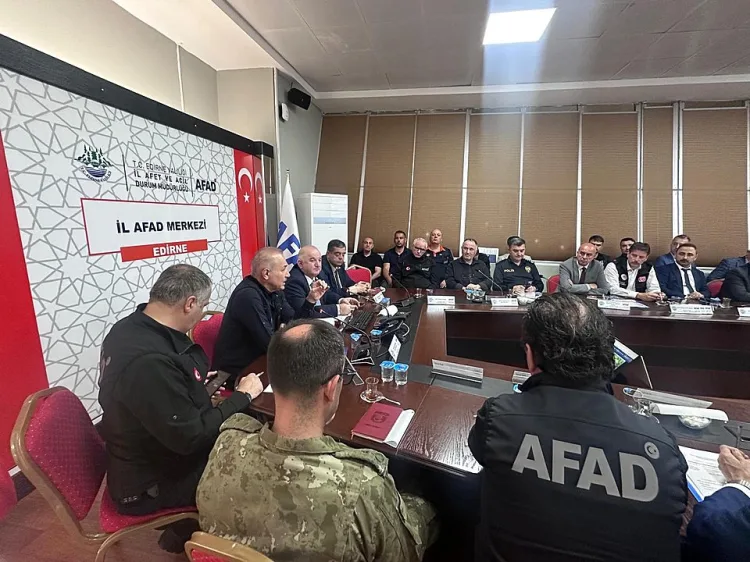 Edirne’de Geniş Kapsamlı Sel Tatbikatı Yapıldı