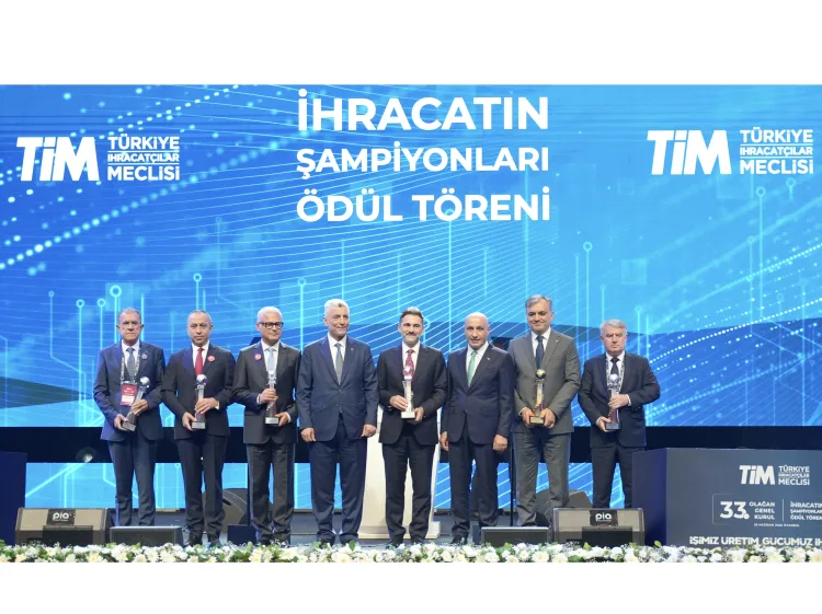 Ege Bölgesi’nden 11 Firma İhracat Ödülü Aldı!