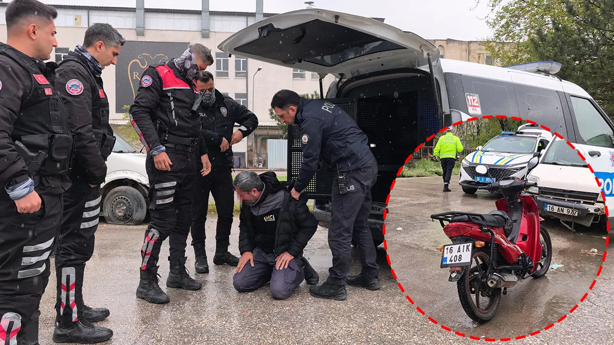 Ehliyetsiz Sürücüye Biber Gazlı Müdahale!