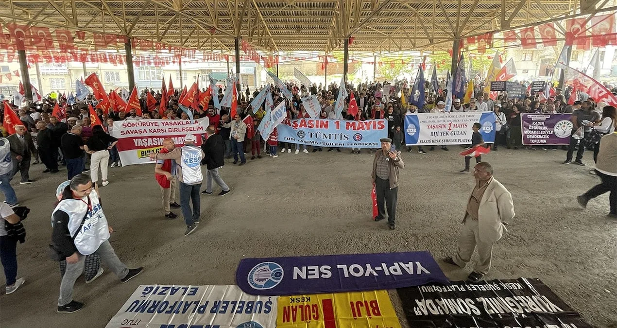 Elazığ’da 1 Mayıs Coşkusu: Birlik ve Mücadele!