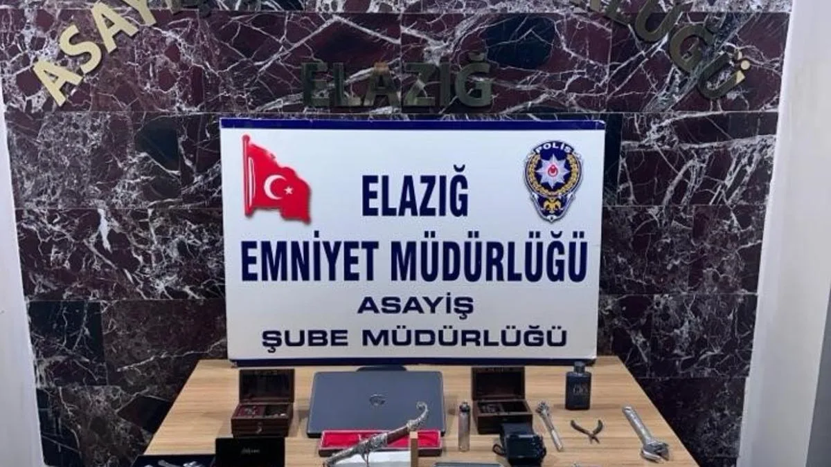 Elazığ’da 7 Milyonluk Hırsızlık Çetesi Çözüldü!