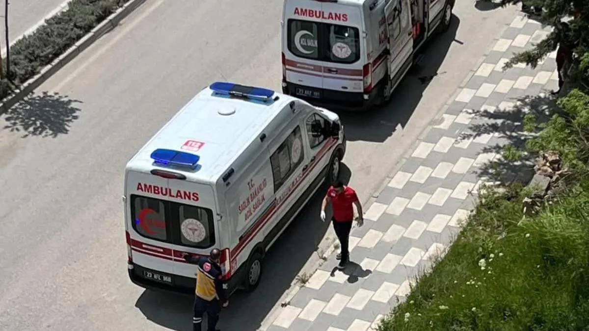 Elazığ’da Motosiklet Kazasında İki Yaralı!