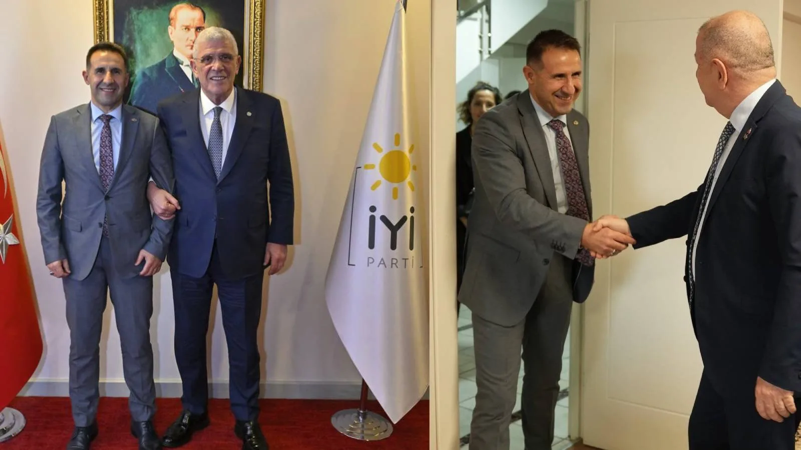 Emekli Albay Özeller, Özdağ ve Dervişoğlu’nu Ziyaret Etti