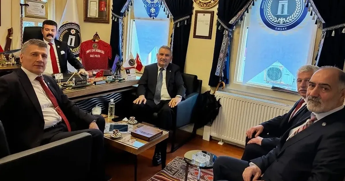 Emekli Polis Başkanlarından EMSAV’a Ziyaret