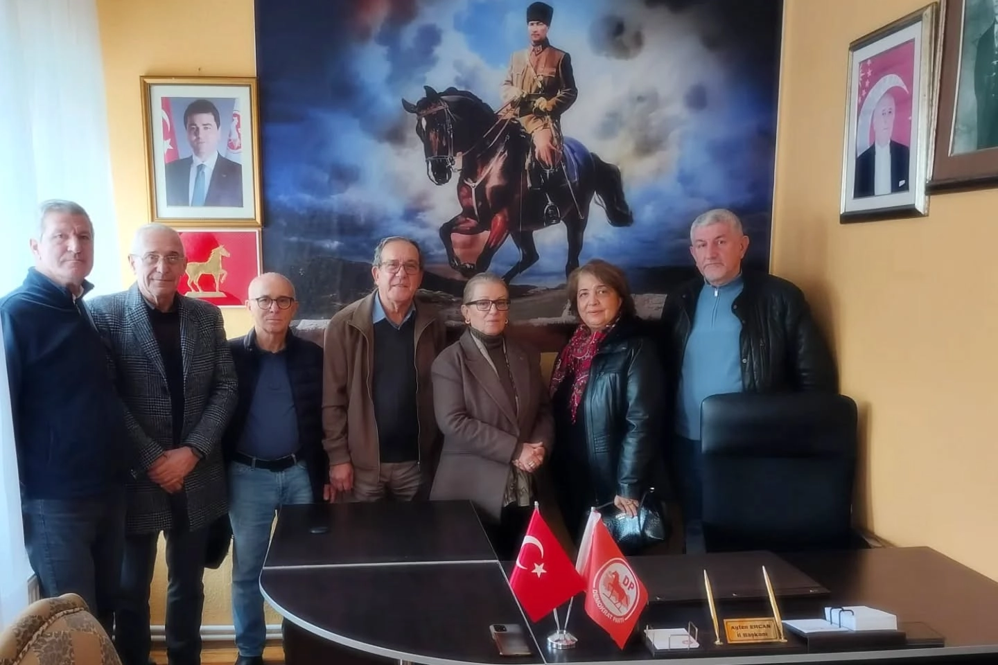 Emekliler Derneği’nden DP İl Başkanlığı’na Ziyaret