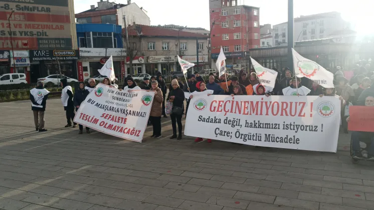 Emekliler Hakkını İstiyor: ‘Sadaka Değil!’