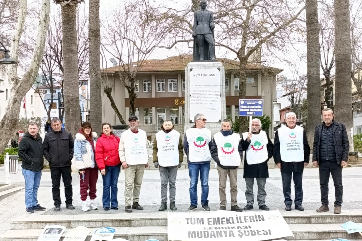 Emekliler Mudanya’da Adalet İçin Eylemde!