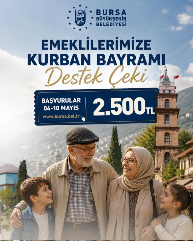 Emeklilere 2.500 TL Sosyal Destek Desteği!