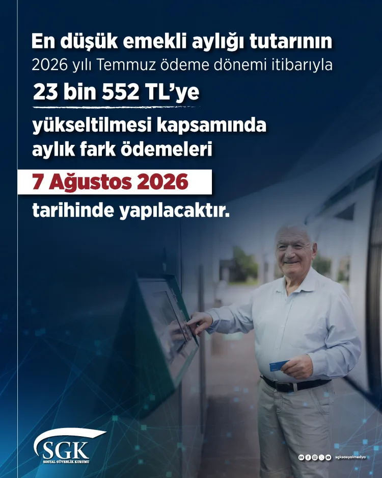 Emeklilere Fark Ödemesi Tarihi Açıklandı!