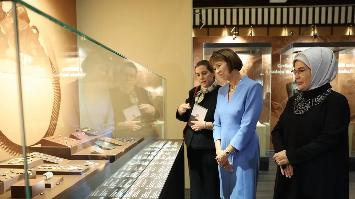 Emine Erdoğan’dan Arkeoloji Sergisi’ne Özel Mesaj