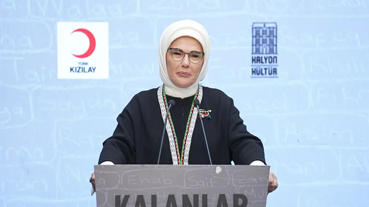 Emine Erdoğan: Filistin, tüm insanlığın meselesi