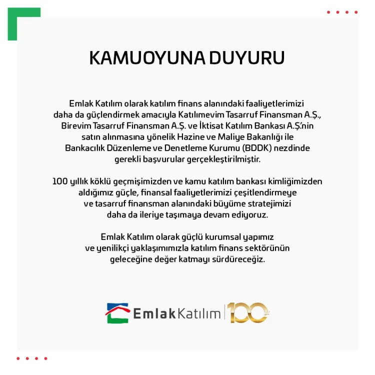 Emlak Katılım’dan Büyük Satın Alma Hamlesi!