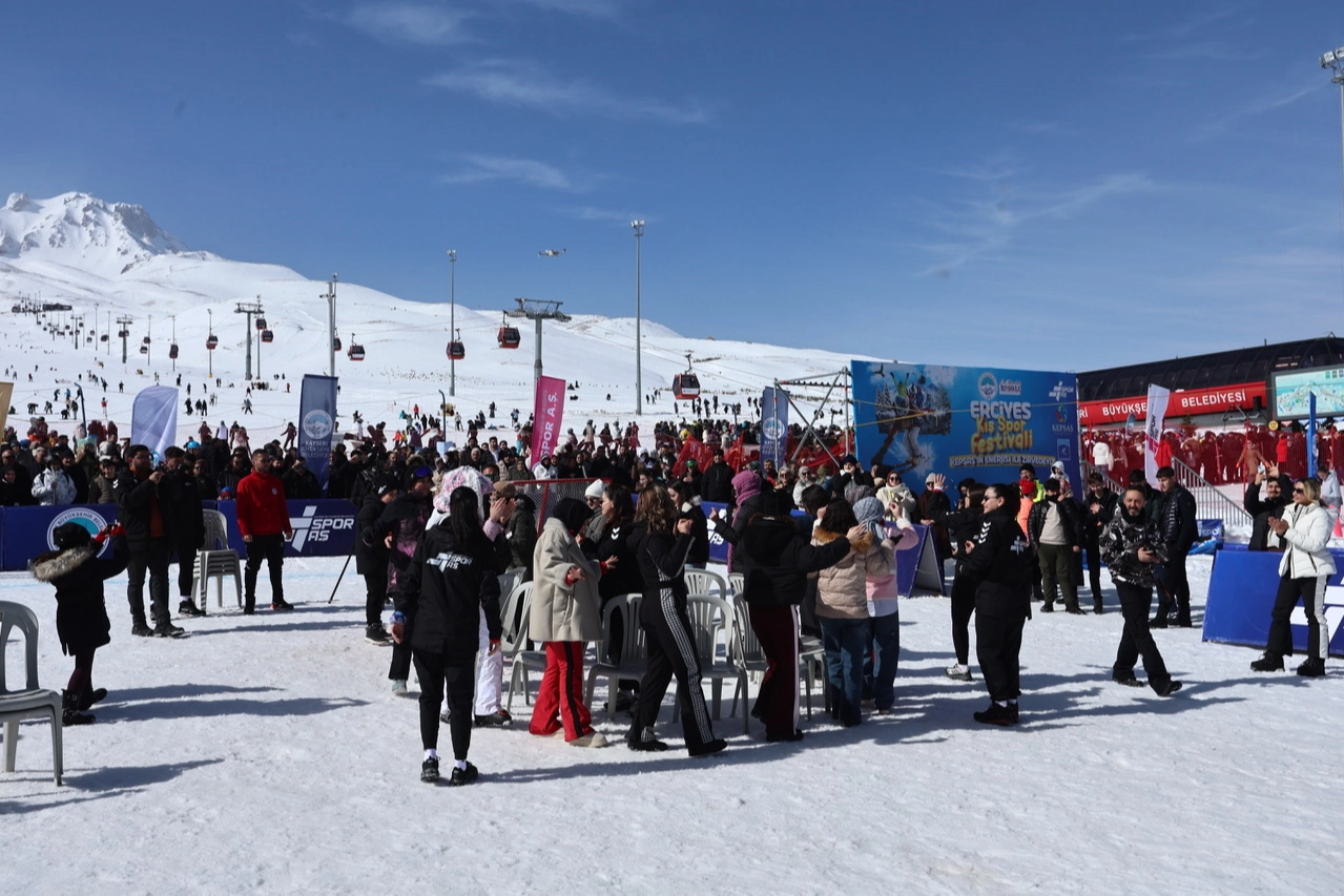 Erciyes’te Coşkulu Kış Spor Festivali Sonuçlandı