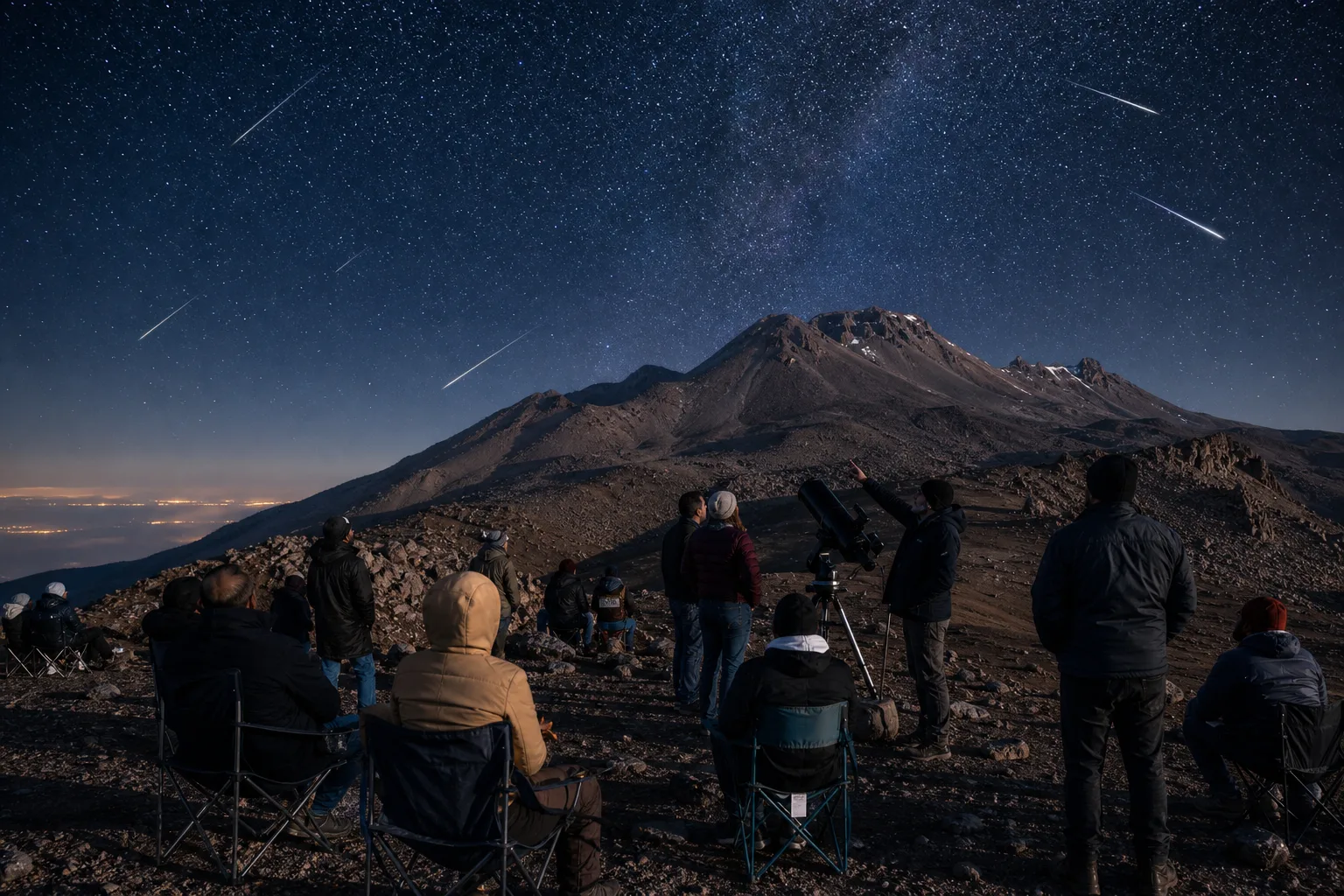 Erciyes’te Perseid Meteor Yağmuru Etkinliği Rüzgar Gibi Geçti!
