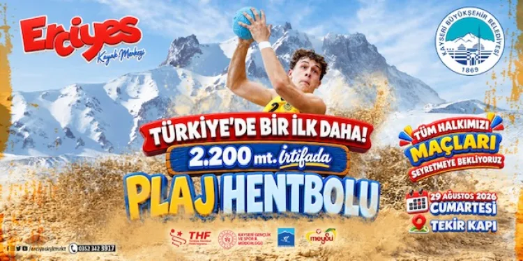 Erciyes’te Plaj Hentbolu: Bir İlk Daha!