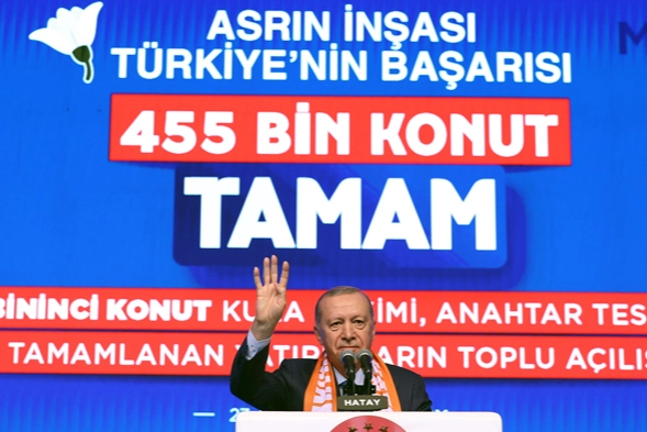 Erdoğan, 455 Bininci Afet Konutunu Teslim Etti