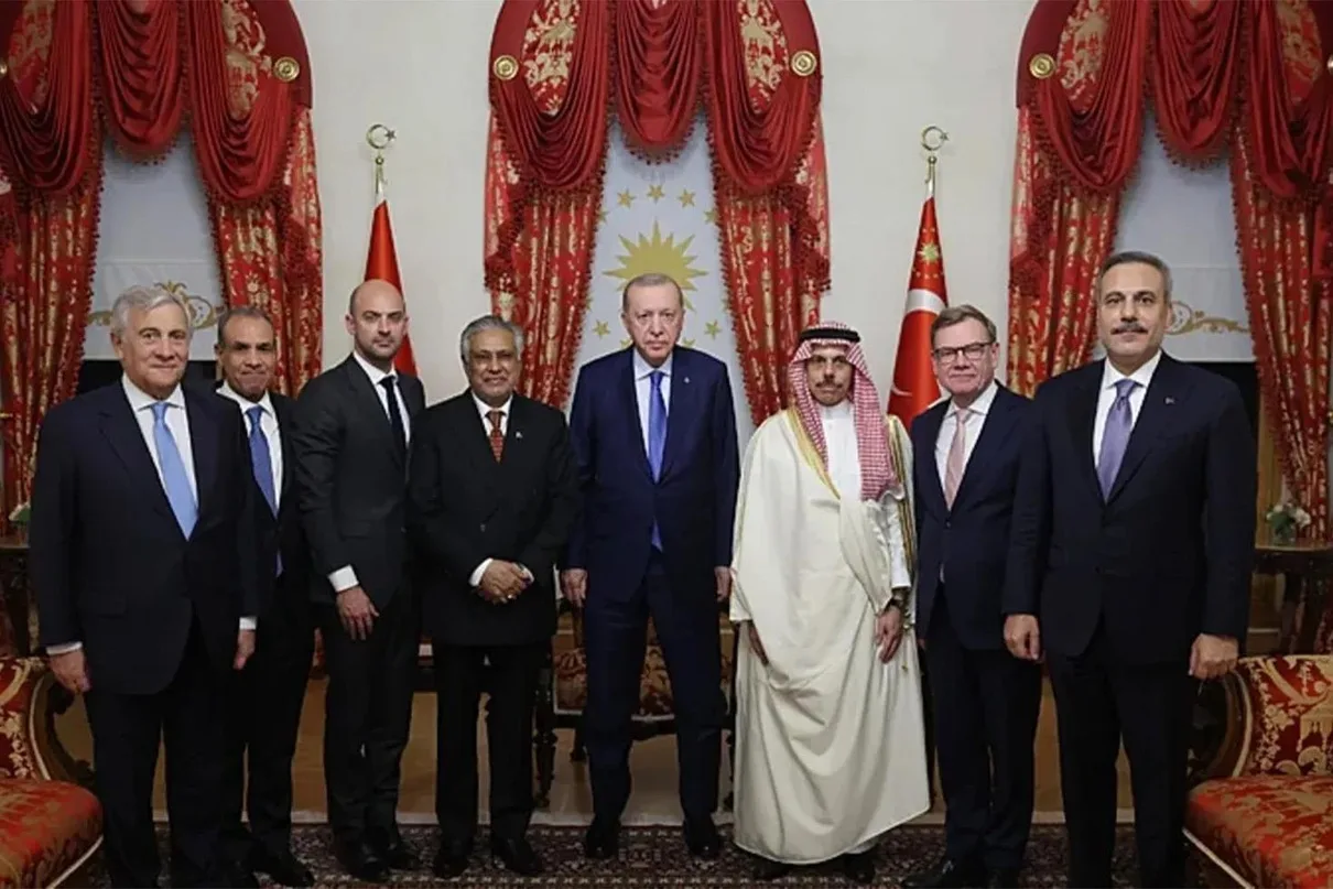 Erdoğan, 7 Ülkenin Dışişleri Bakanlarını Kabul Etti
