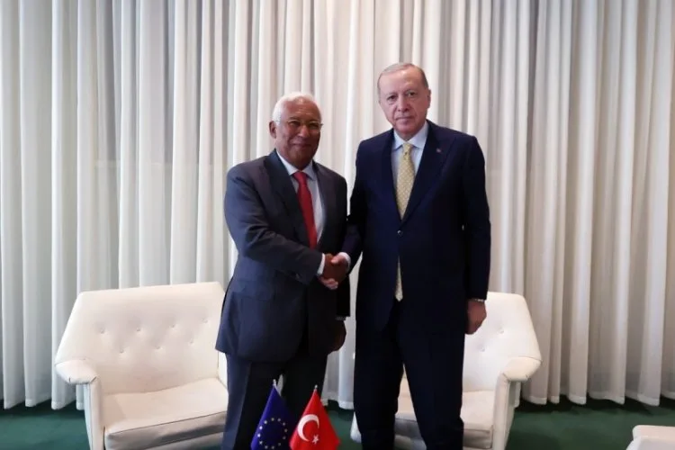 Erdoğan, AB Konseyi Başkanı Costa’yı kabul etti