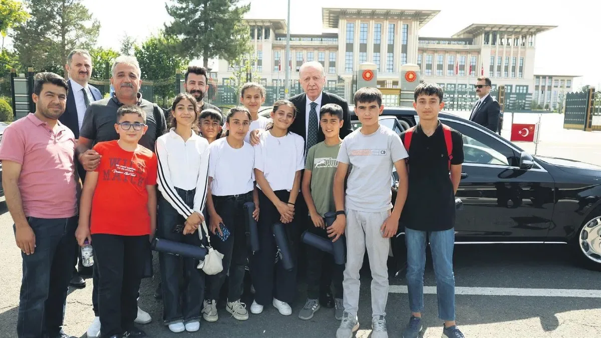 Erdoğan, Adıyaman’da Çocuklarla Buluştu!