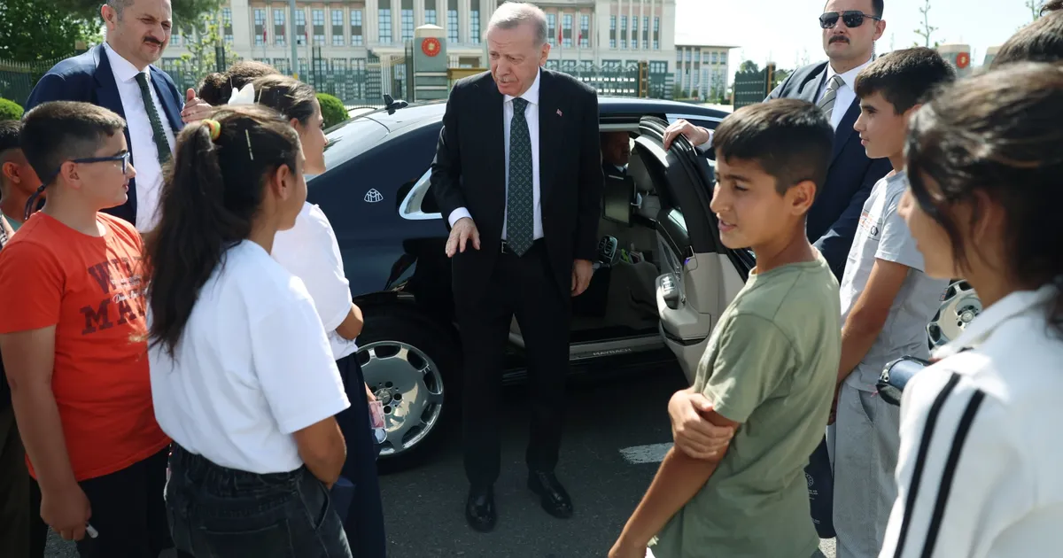 Erdoğan, Adıyaman’dan Gelen Çocuklarla Buluştu!