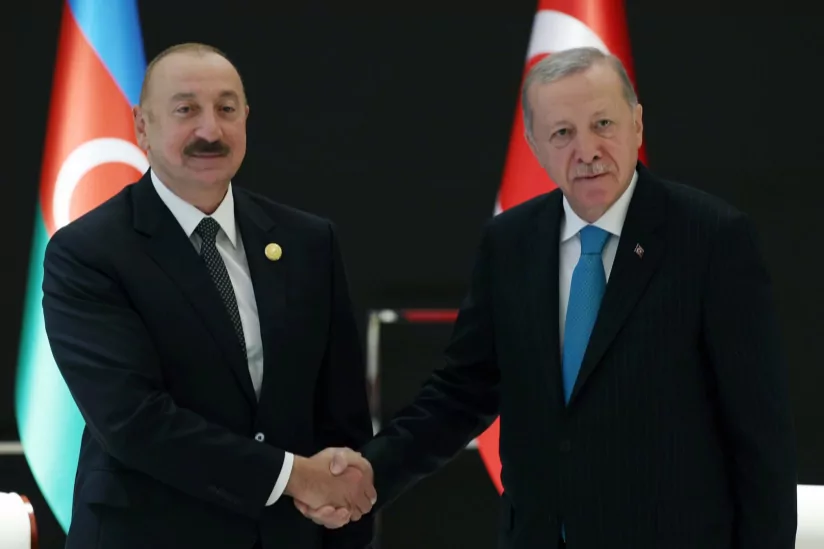 Erdoğan, Aliyev ile Anım Günü’nde görüştü!