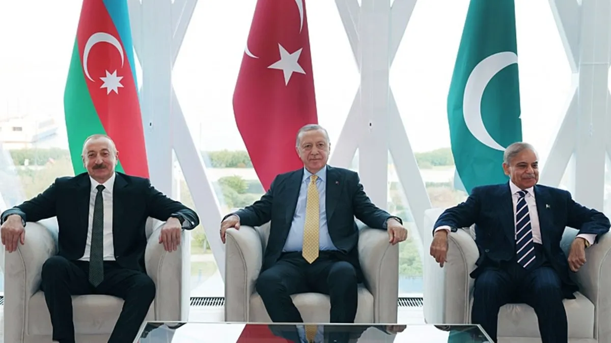 Erdoğan, Aliyev ve Şerif ile Zirve Görüşmesi