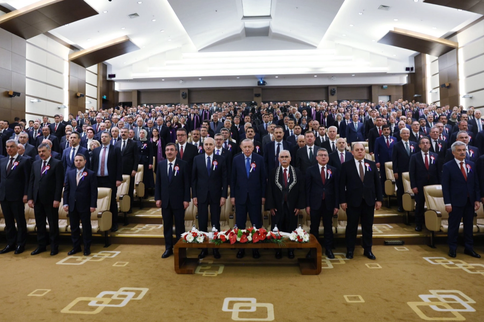 Erdoğan, Anayasa Mahkemesi’nin 64. Yılına Katıldı
