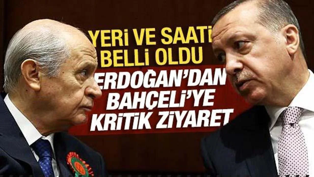 Erdoğan, Bahçeli’yi Konutunda Ziyaret Edecek!