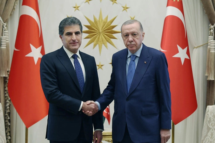 Erdoğan-Barzani Görüşmesinde Terörsüz Türkiye Vurgusu