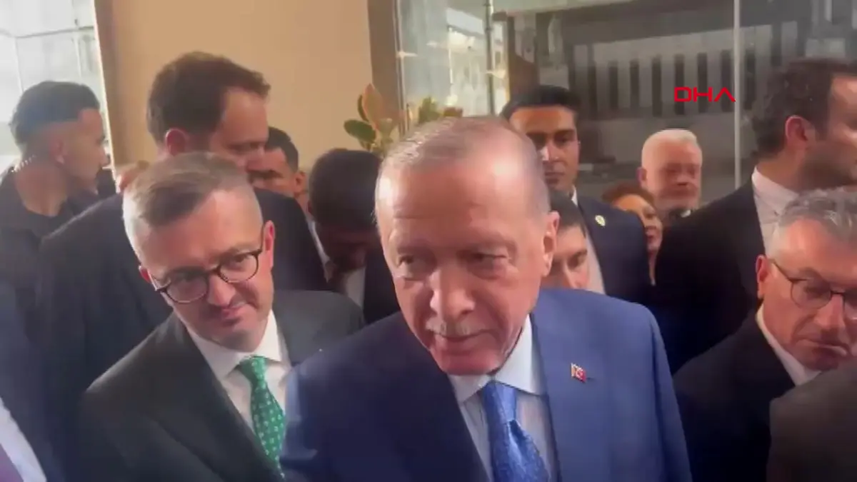Cumhurbaşkanı Erdoğan la gazeteciler arasındaki  veda  diyaloğu dikkat çekti 2