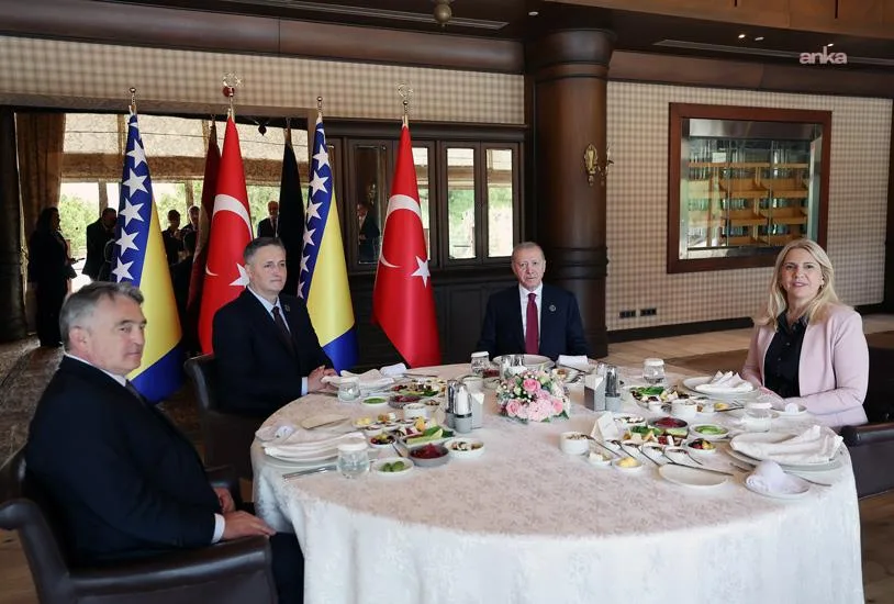 Erdoğan, Bosna Hersek Konseyi Üyeleriyle Buluştu