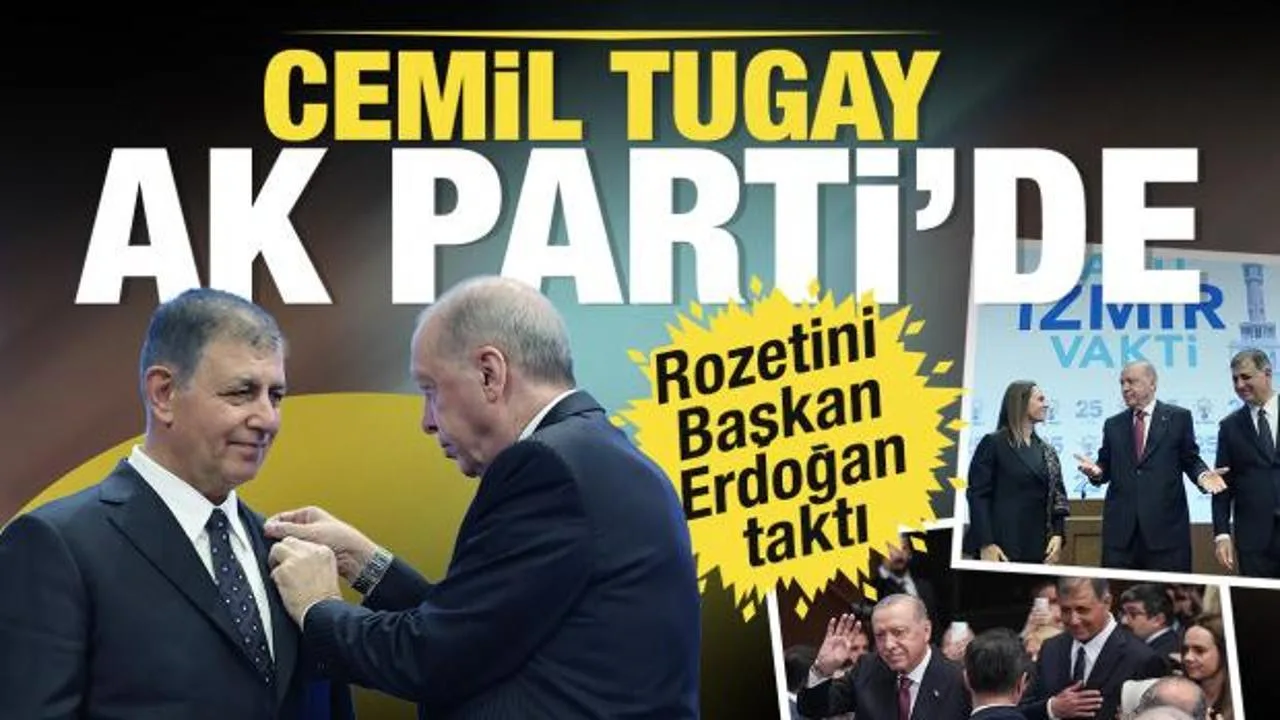 Erdoğan, Cemil Tugay’a AK Parti’ye Hoş Geldin Dedi