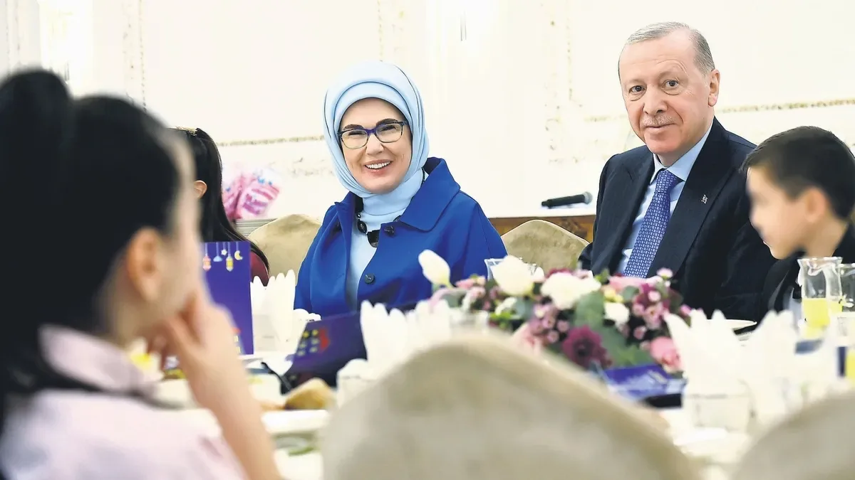 Erdoğan, Çocuklarla İftarda Buluştu